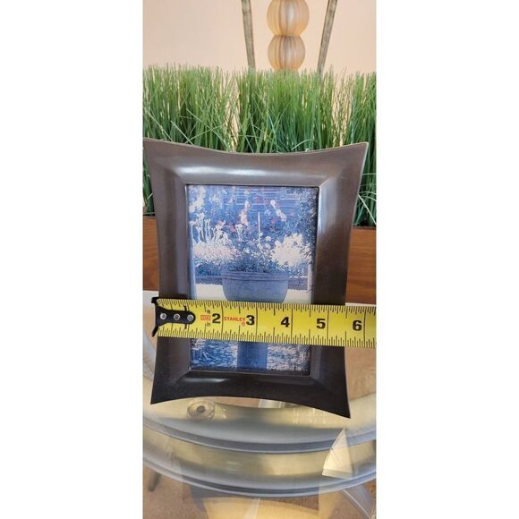 Classic Metal Rectangle Picture Photo Frame with Stand - Picture 5 of 6